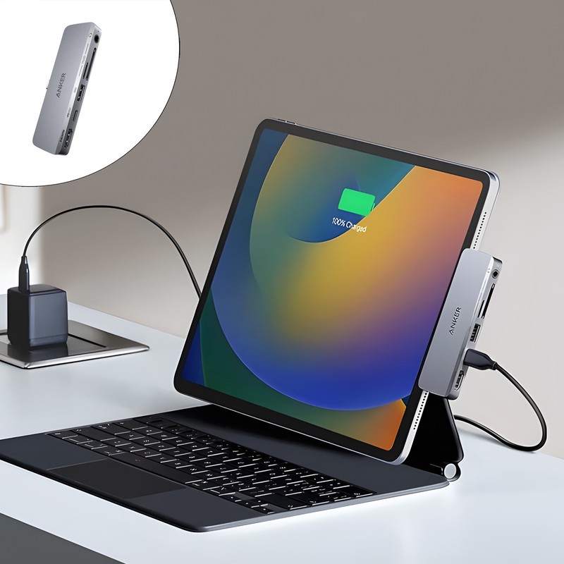 هاب 6 پورت USB-C انکر مدل Anker 541 USB-C Hub 6-in-1