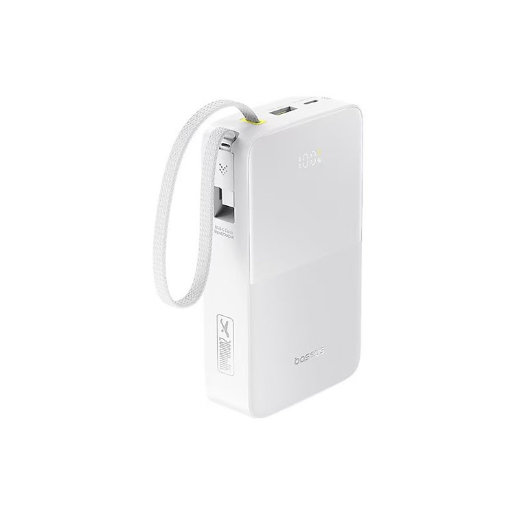 پاوربانک بی سیم 22.5 وات بیسوس مدل EnerFill FC51 Bipow2 Pro E0027700 ظرفیت 20000 میلی آمپرساعت