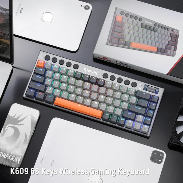 کیبورد گیمینگ ردراگون مدل K609GG-RGB-PRO