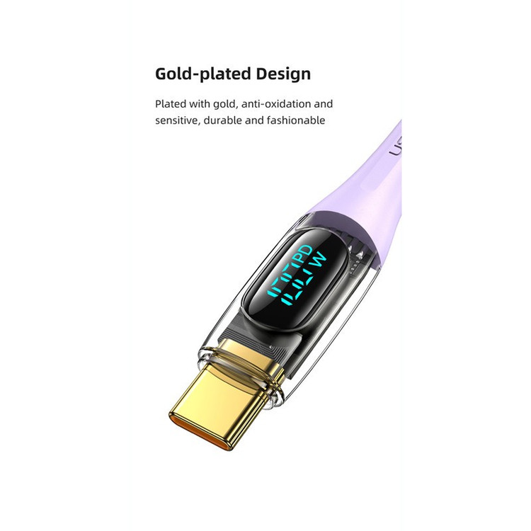 کابل تبدیل USB-C به USB-C یوسمز مدل Sj590 طول 1.2 متر