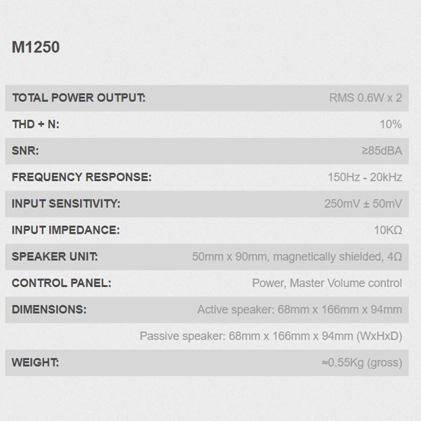 اسپیکر دسکتاپ ادیفایر مدل M1250
