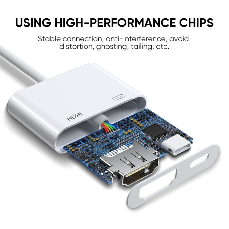 مبدل لایتنینگ به لایتنینگ HDMI جوی روم مدل S-H141