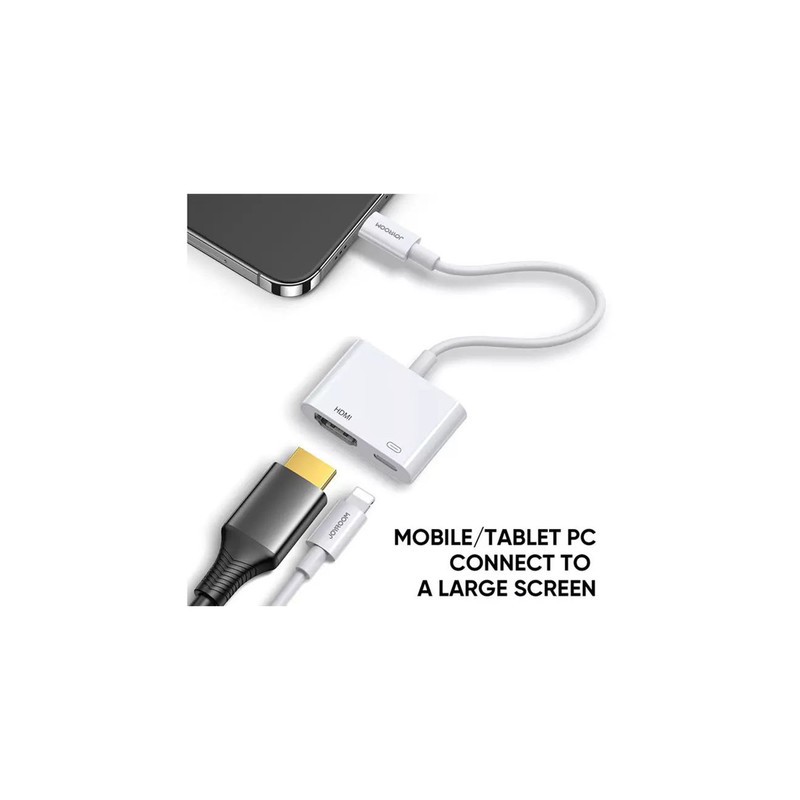 مبدل لایتنینگ به لایتنینگ HDMI جوی روم مدل S-H141