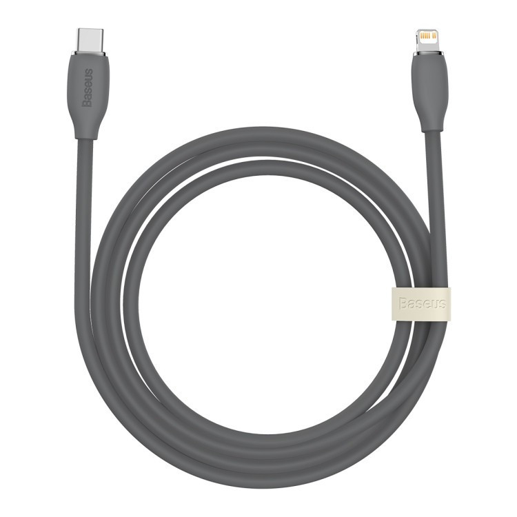 کابل تبدیل لایتنینگ به USB-C باسئوس مدل Jelly Liquid Silica Gel طول 2 متر