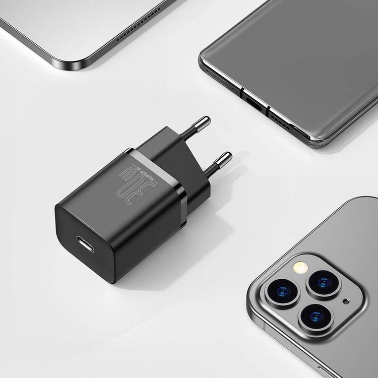 شارژر دیواری باسئوس مدل Super Si 30W