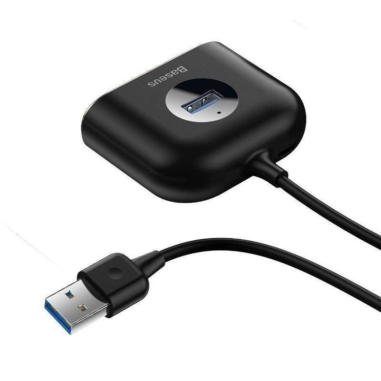 هاب 4 پورت USB باسئوس مدل Square Round