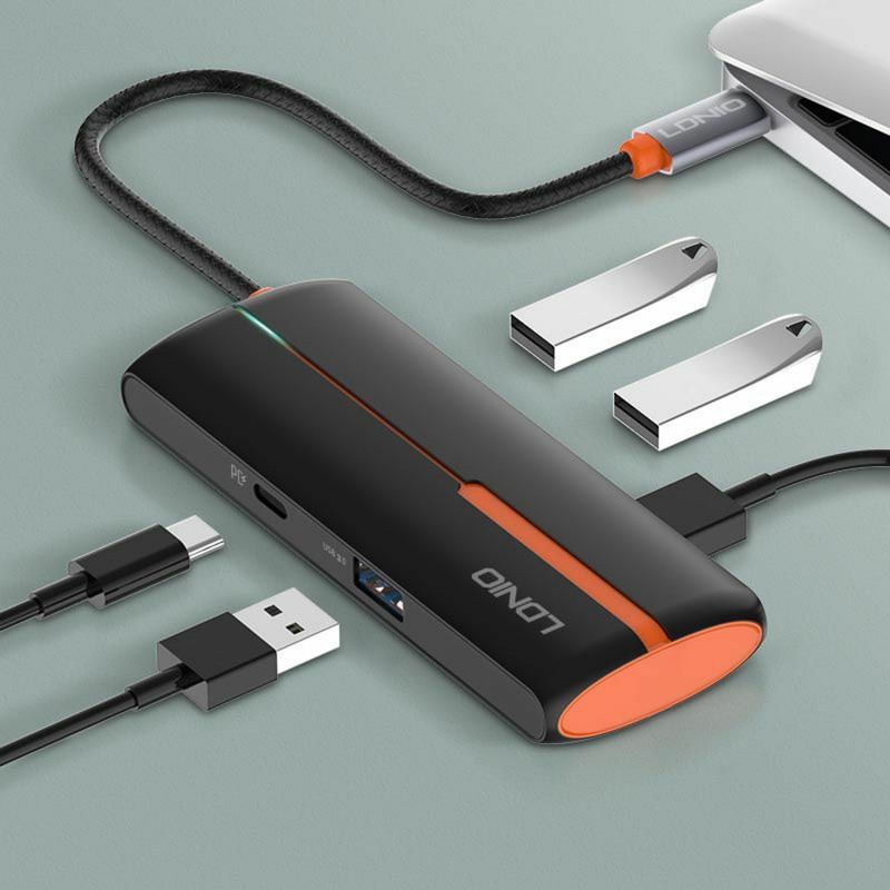 هاب 5 پورت USB-C الدنیو مدل DS-25u
