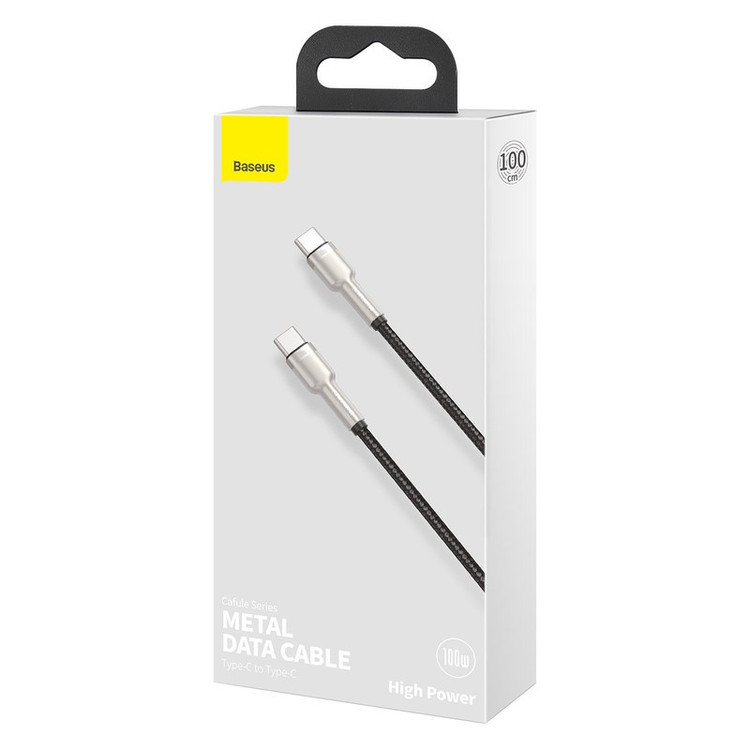 کابل تبدیل USB-C باسئوس مدل Cafule Series Metal Data Cable (100W) طول 1 متر