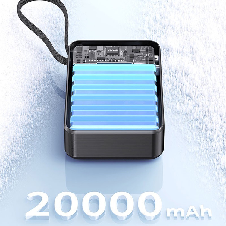 پاوربانک 65 وات یوسمز مدل CD243 ظرفیت 20000 میلی آمپر ساعت