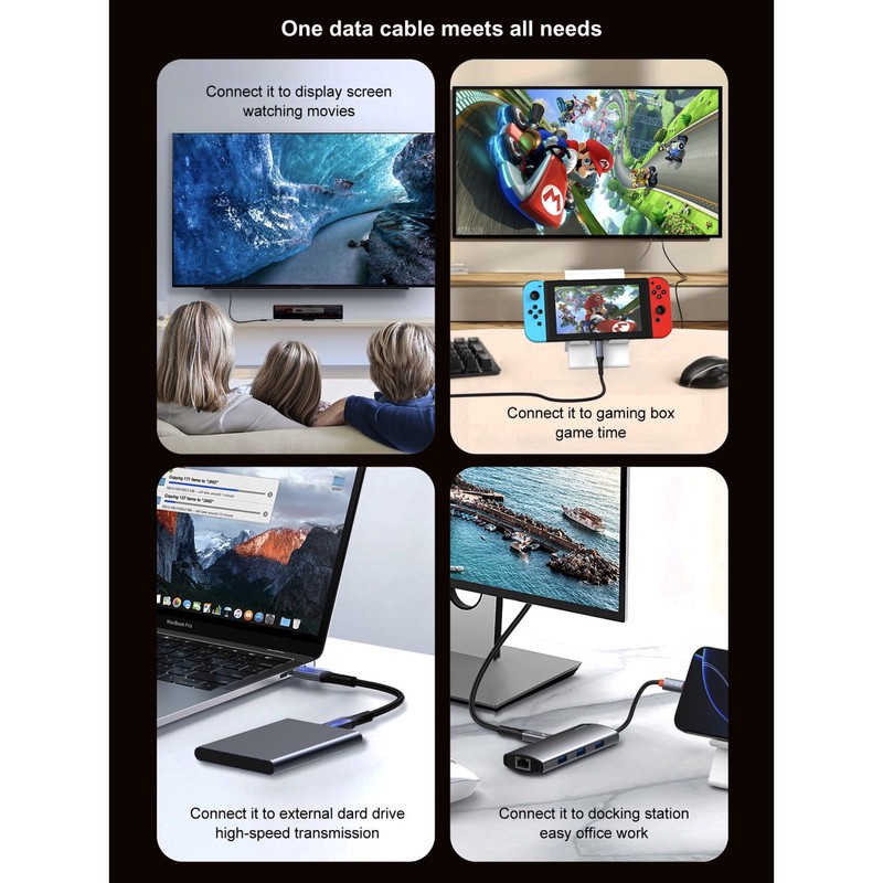 کابل USB-C الدینیو مدل 240W طول 0.5 متر