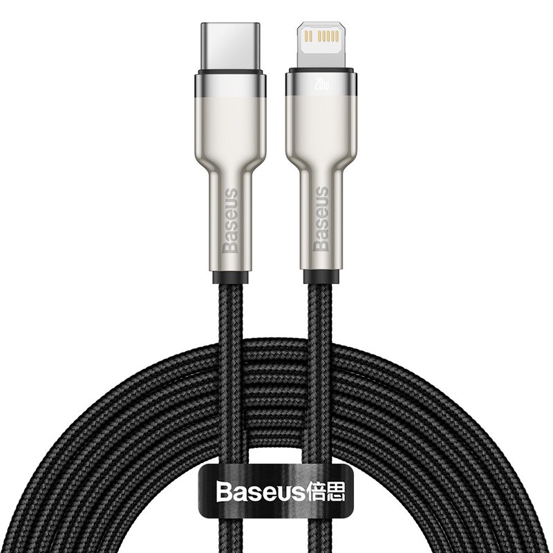 کابل تبدیل USB-C به لایتنینگ باسئوس مدل CATLJK-B0 طول 2 متر