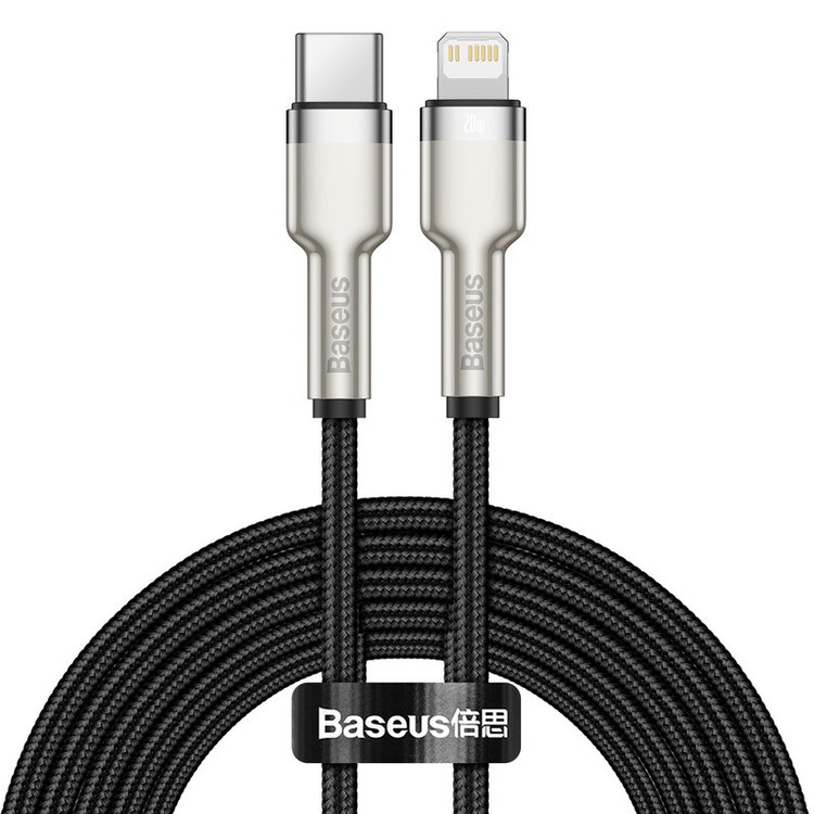 کابل تبدیل USB-C به لایتنینگ باسئوس مدل CATLJK-B0 طول 2 متر