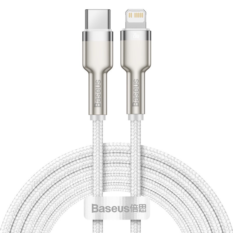 کابل تبدیل USB-C به لایتنینگ باسئوس مدل CATLJK-B0 طول 2 متر