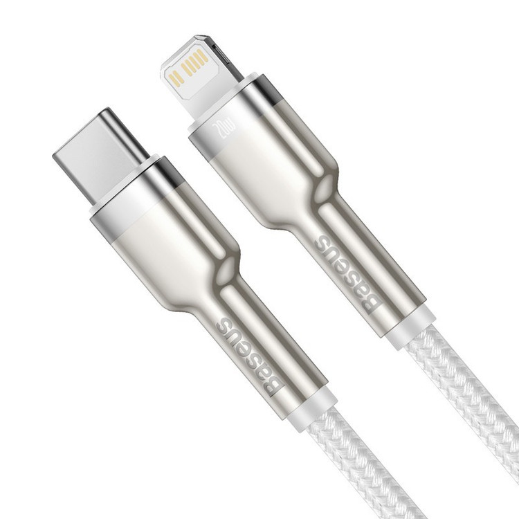 کابل تبدیل USB-C به لایتنینگ باسئوس مدل CATLJK-B0 طول 2 متر