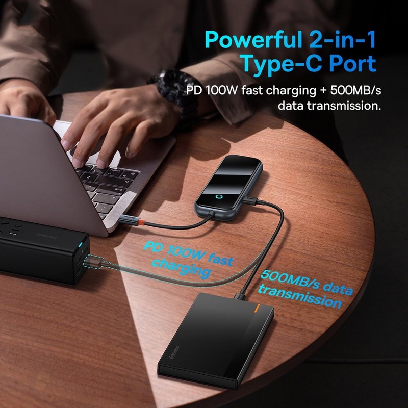 هاب 5 پورت USB-C بیسوس مدل WKJZ010113