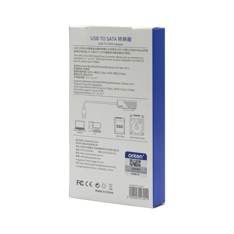 مبدل SATA به USB 3.0 اونتن مدل US301