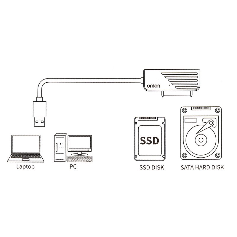 مبدل SATA به USB 3.0 اونتن مدل US301