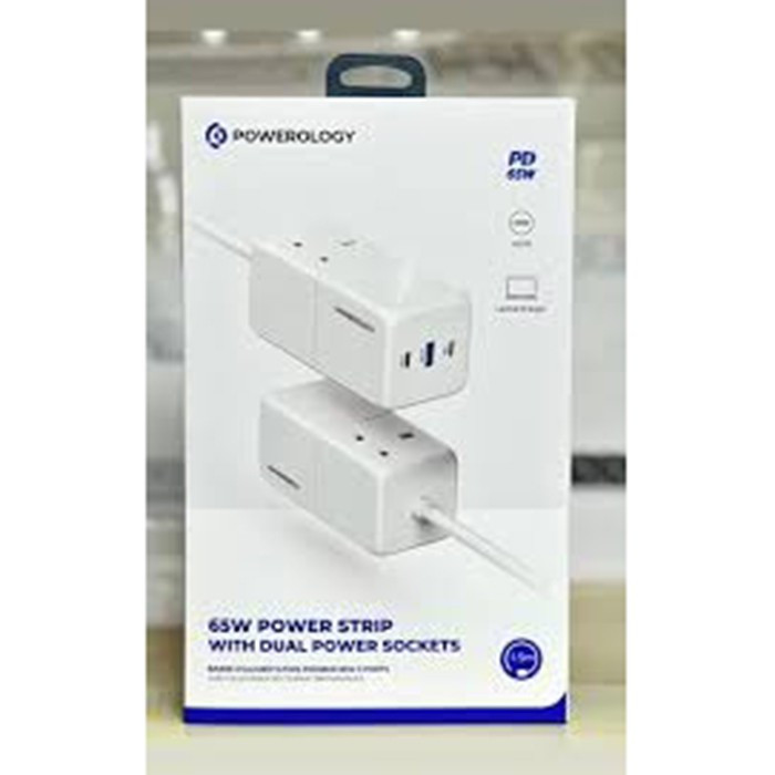شارژر رومیزی پاورولوجی مدل PWPS65W Power Strip 65W