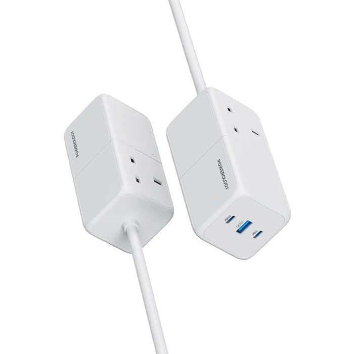 شارژر رومیزی پاورولوجی مدل PWPS65W Power Strip 65W