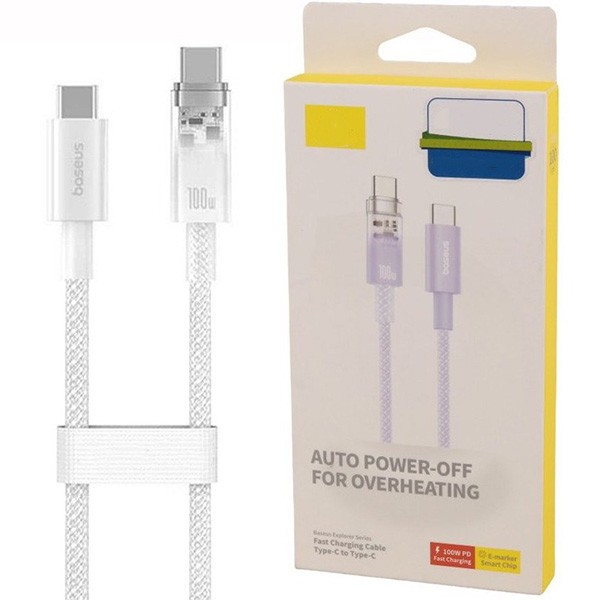 کابل تبدیل USB-C بیسوس مدل P10319703221-01 طول 200 سانتی متر