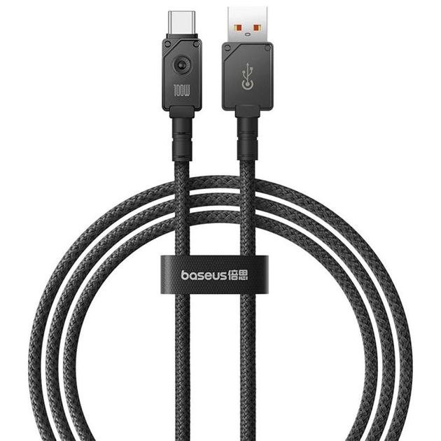 کابل تبدیل USB به USB-C بیسوس مدل Unbreakable Series 100W طول 1 متر