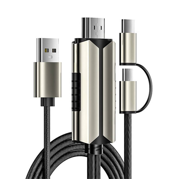 کابل تبدیل HDMI به USB-C MicroUSB کوتتسی مدل 33023 طول 2 متر
