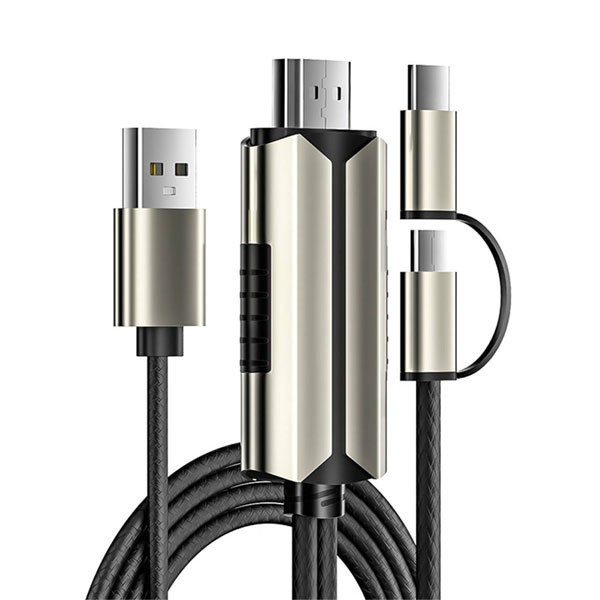 کابل تبدیل HDMI به USB-C MicroUSB کوتتسی مدل 33023 طول 2 متر