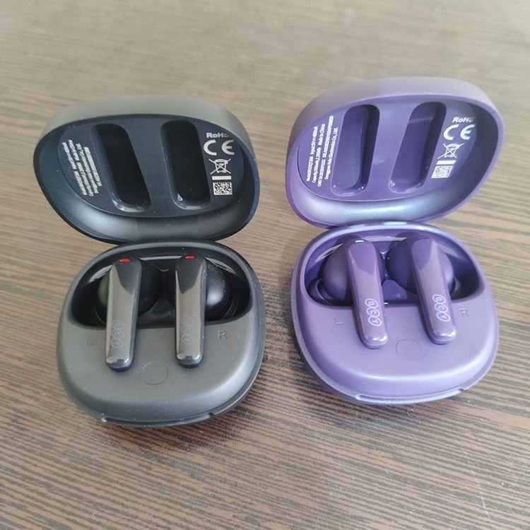 هدفون بلوتوثی کیو سی وای مدل T13X با نویز کنسلینگ میکروفون (ENC)، درگاه شارژ USB Type-C، دارای میکروفون چهارگانه، امک...