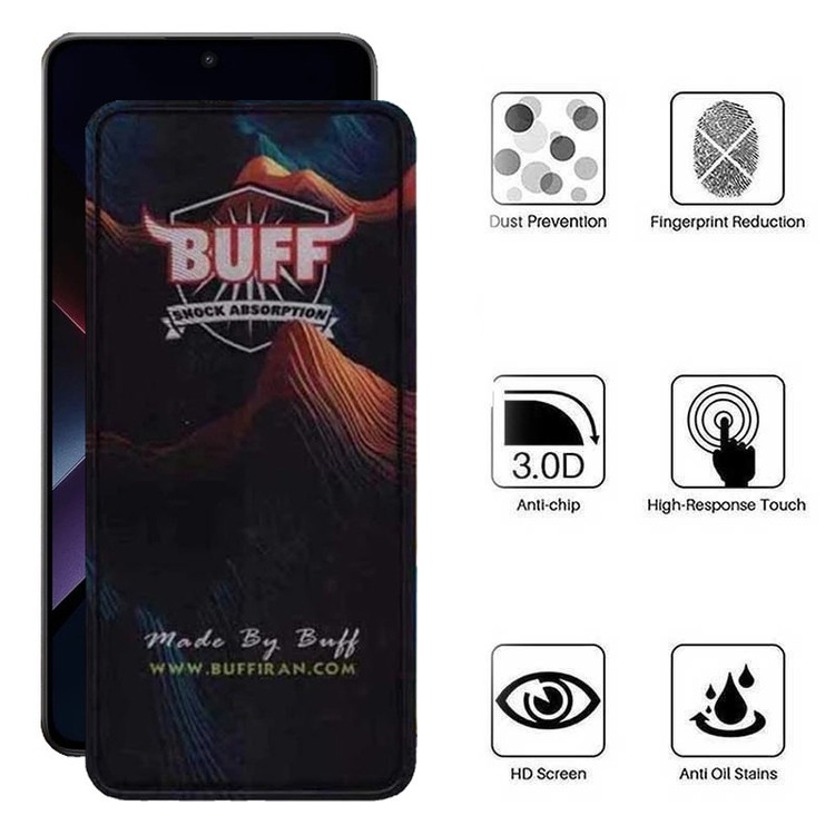 محافظ صفحه نمایش بوف مدل Mountain-G مناسب برای گوشی موبایل شیائومی Poco X7 Pro Redmi Note 14