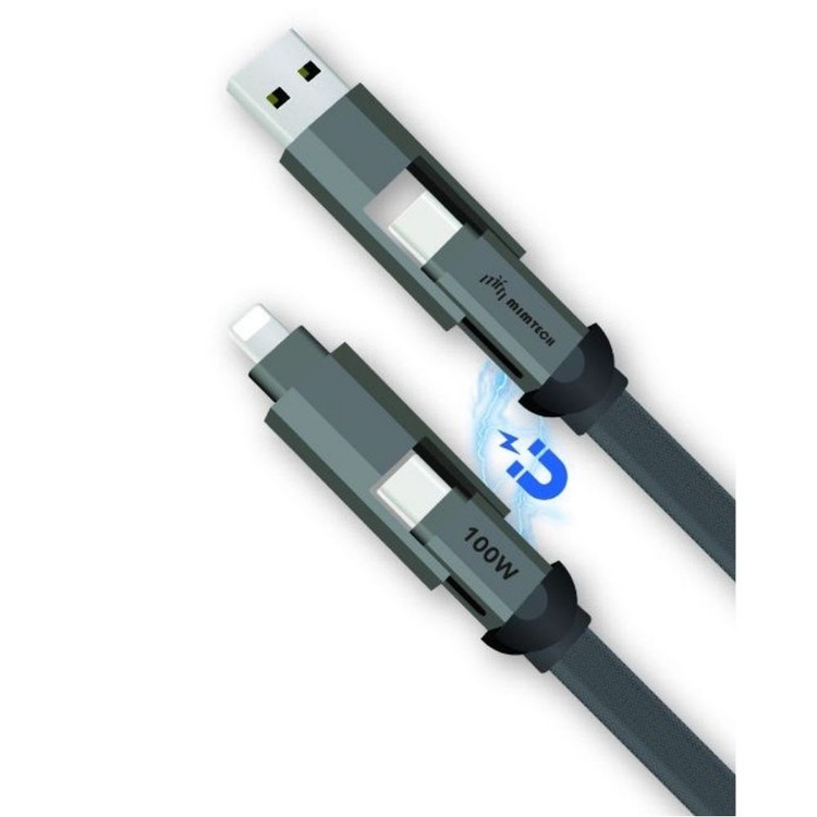 کابل تبدیل USB-C به لایتنینگ میم تک مدل PDW100 طول 0.12 متر
