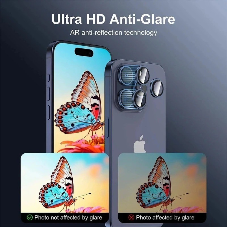 محافظ لنز دوربین بوف مدل HD-ColorLenz-Guarantee مناسب برای گوشی موبایل اپل iPhone 17 Pro Max 17 Pro