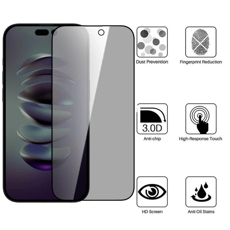 محافظ صفحه نمایش حریم شخصی بوف مدل Privacy-Guarantee مناسب برای گوشی موبایل اپل iPhone 17 Pro Max