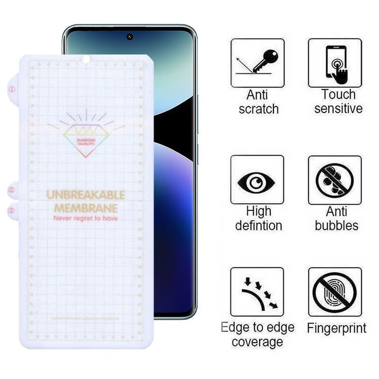 محافظ صفحه نمایش بوف مدل Hydrogel مناسب برای گوشی موبایل شیائومی Redmi Note 14 Pro Plus Note 14 Pro 4G 5G Poco X7