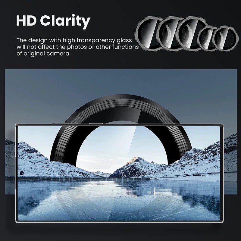 محافظ لنز دوربین بوف مدل HD-ColorLenz-G مناسب برای گوشی موبایل سامسونگ Galaxy S25 Ultra