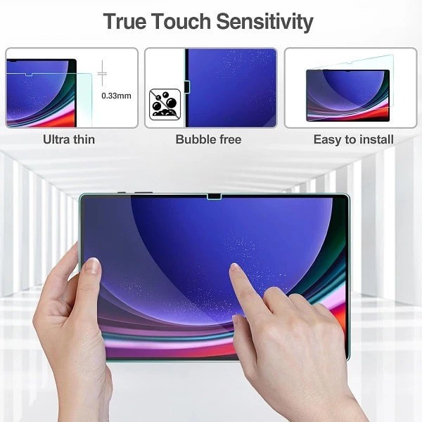 محافظ صفحه نمایش بوف مدل 5D مناسب برای تبلت سامسونگ Galaxy Tab S10 FE Plus