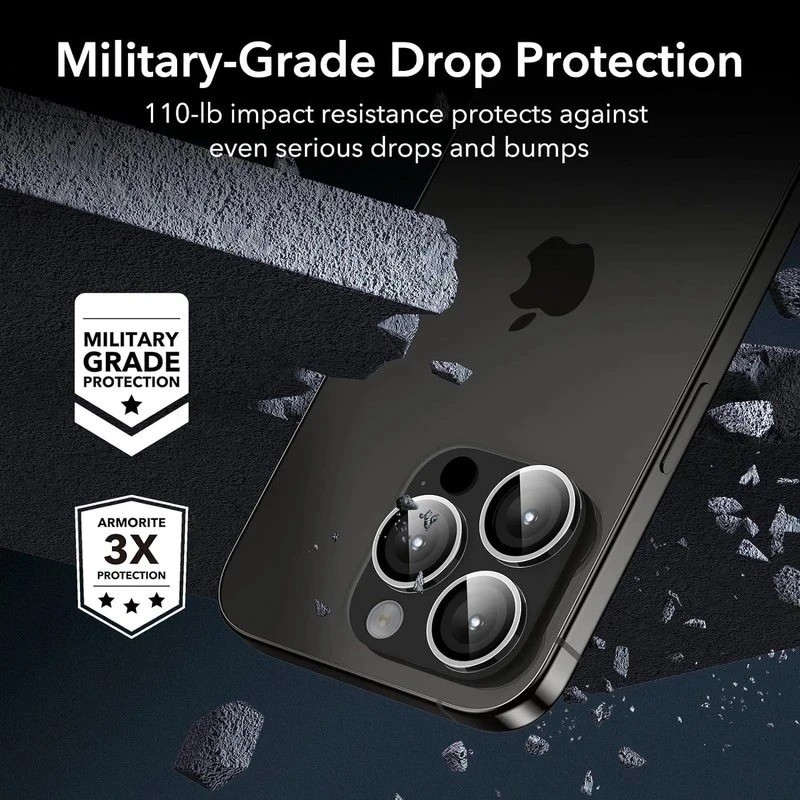 محافظ لنز دوربین بوف مدل HD-ColorLenz مناسب برای گوشی موبایل اپل iPhone 17 Pro Max 17 Pro