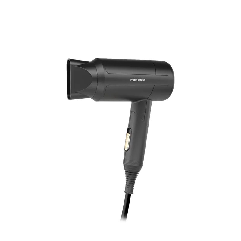 سشوار خانگی پرودو مدل PD-LFST071-BK با توان 1200 وات، تنظیمات دما و سرعت دو حالته، عملکرد یونیزاسیون، خشک کنندگی قوی،...