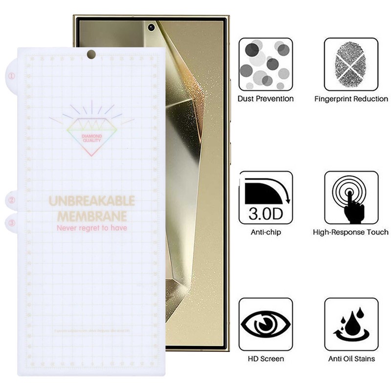 محافظ صفحه نمایش بوف مدل Hydrogel مناسب برای گوشی موبایل سامسونگ Galaxy S24 Ultra S23 Ultra S22 Ultra