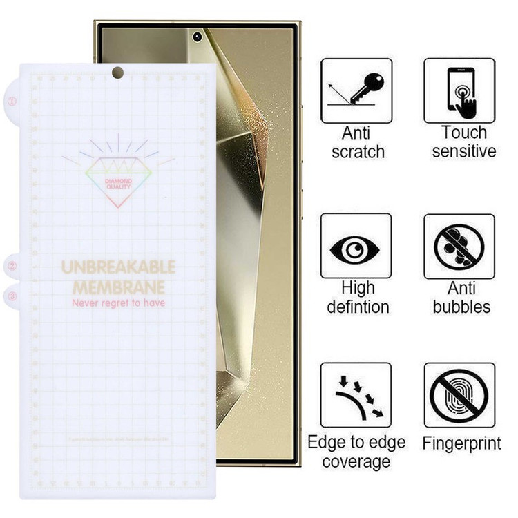 محافظ صفحه نمایش بوف مدل Hydrogel مناسب برای گوشی موبایل سامسونگ Galaxy S24 Ultra S23 Ultra S22 Ultra