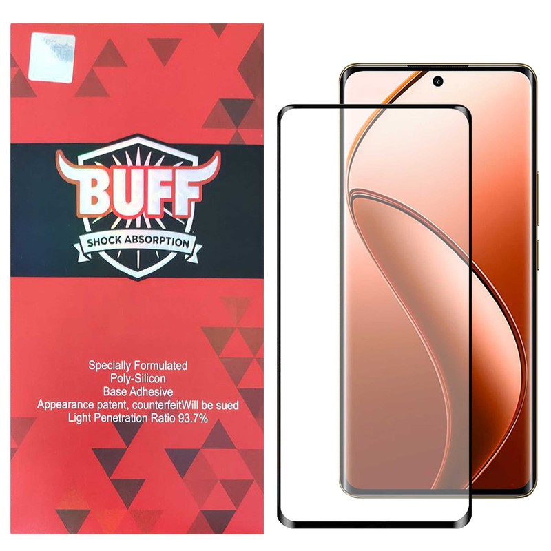 محافظ صفحه نمایش بوف مدل FullGlue-Max مناسب برای گوشی موبایل ریلمی Realme 12 Pro Plus 12 Pro 12 Plus