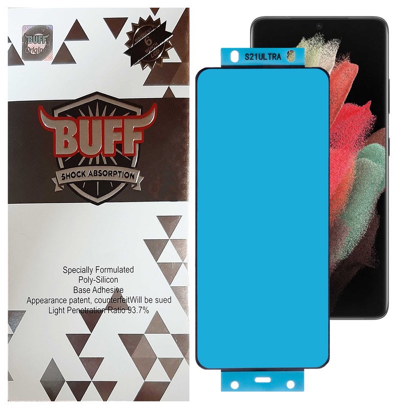 محافظ صفحه نمایش بوف مدل New Silicone-G مناسب برای گوشی موبایل سامسونگ Galaxy S21 Ultra S21 Ultra 5G