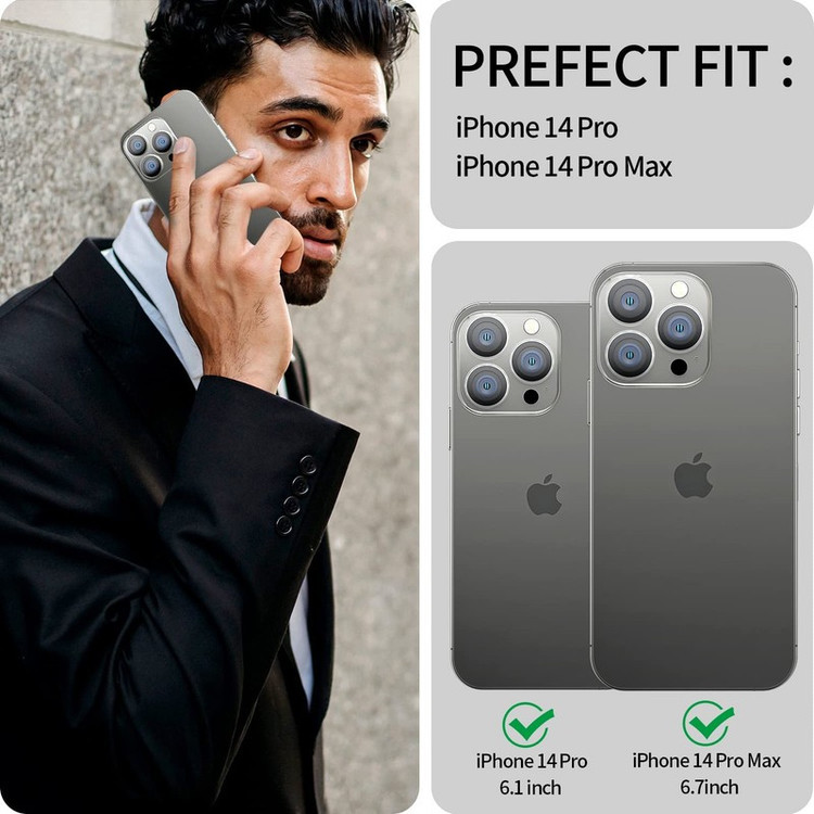 محافظ لنز دوربین بوف مدل HD-ColorLenz مناسب برای گوشی موبایل اپل Iphone 14 Pro Max 14 Pro