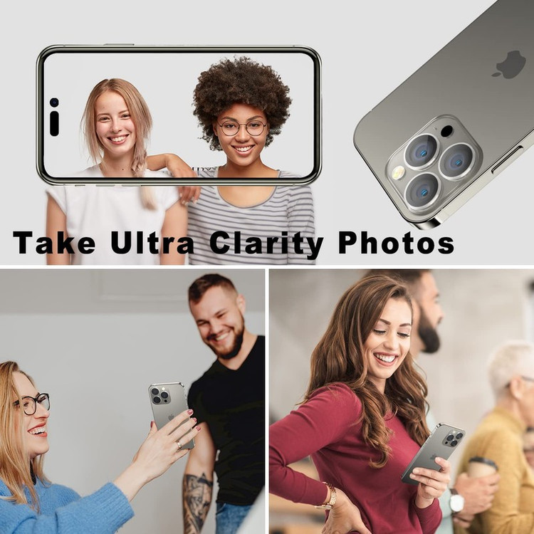 محافظ لنز دوربین بوف مدل HD-ColorLenz مناسب برای گوشی موبایل اپل Iphone 14 Pro Max 14 Pro