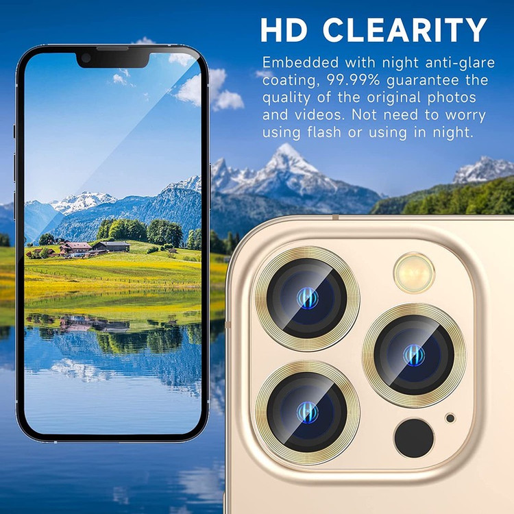 محافظ لنز دوربین بوف مدل HD-ColorLenz مناسب برای گوشی موبایل اپل Iphone 14 Pro Max 14 Pro