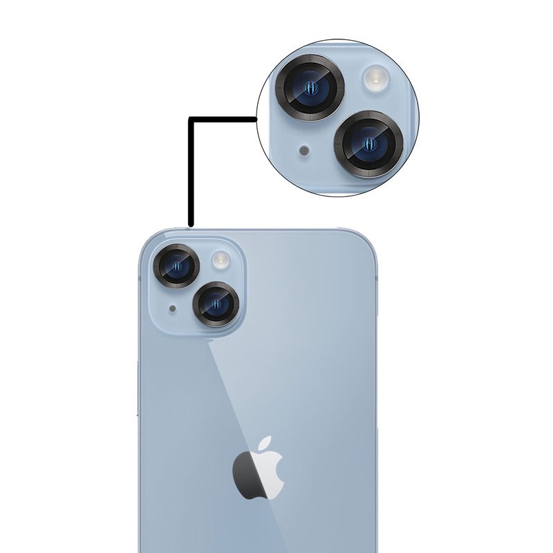 محافظ لنز دوربین بوف مدل HD-ColorLenz-G مناسب برای گوشی موبایل اپل Iphone 15 15 Plus