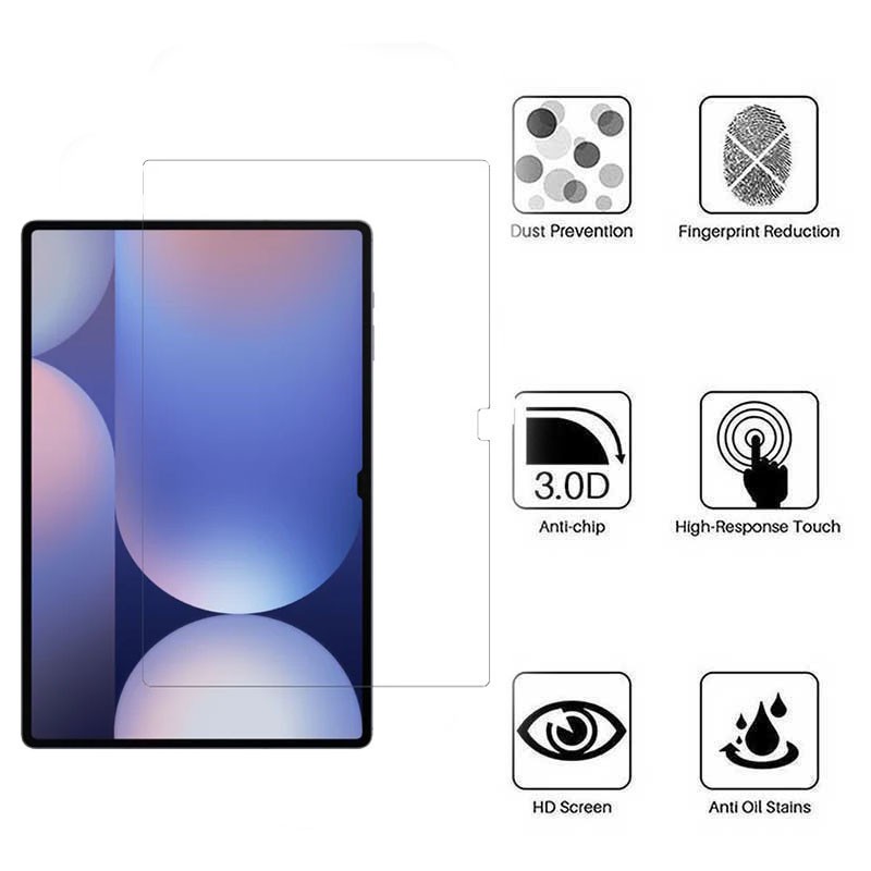 محافظ صفحه نمایش بوف مدل 5D مناسب برای تبلت سامسونگ Galaxy Tab S10 Ultra S9 Ultra S8 Ultra