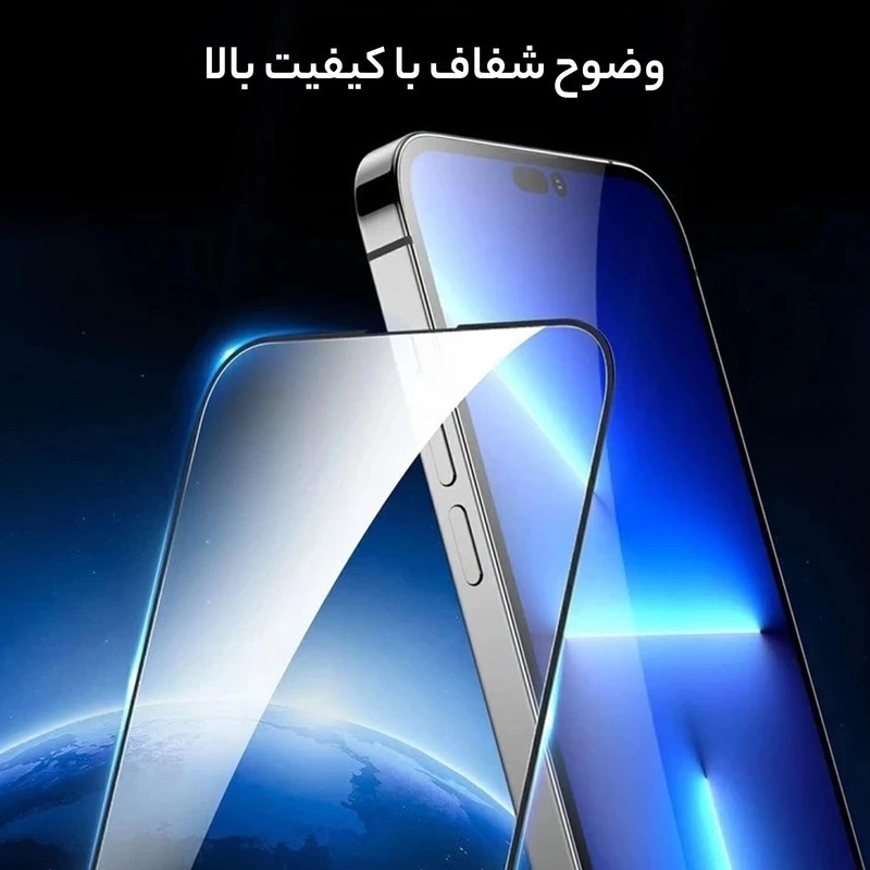 محافظ صفحه نمایش بوف مدل 5D مناسب برای گوشی موبایل Galaxy S24 FE A55 A35