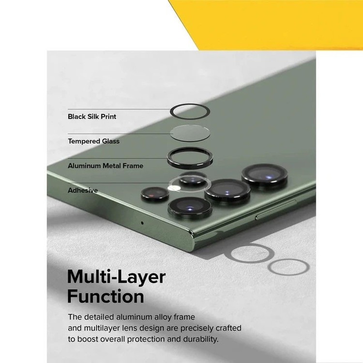 محافظ لنز دوربین فلزی بوف مدل Metal AR Frame مناسب برای گوشی موبایل سامسونگ Galaxy S25 Ultra