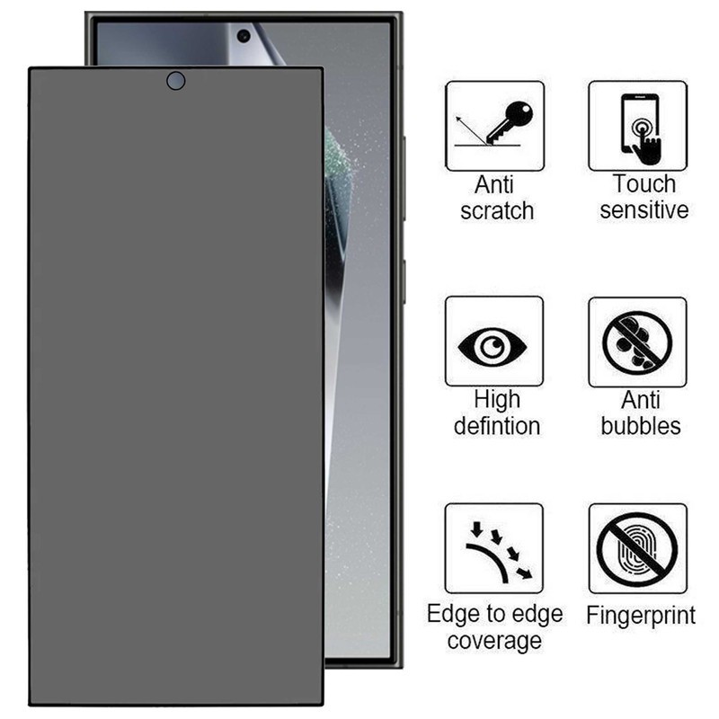 محافظ صفحه نمایش حریم شخصی بوف مدل Privacy مناسب برای گوشی موبایل سامسونگ Galaxy S24 Ultra