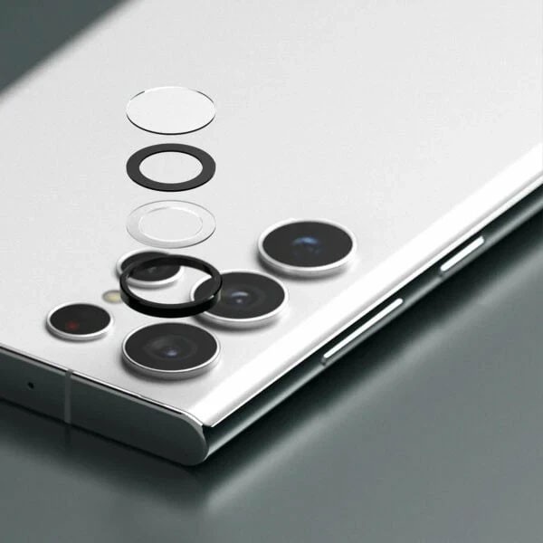 محافظ لنز دوربین فلزی بوف مدل Meta مناسب برای گوشی موبایل سامسونگ Galaxy S25 Ultra